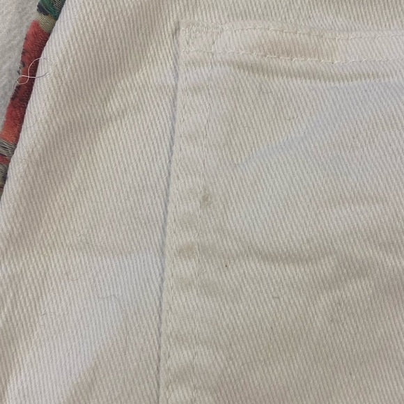 ETRO Milano Off-White Ribbon Embroidered Pants Size 29 - Picture 5 of 13